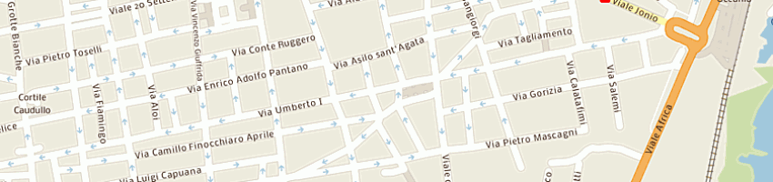 Mappa della impresa virlinzi spa a CATANIA