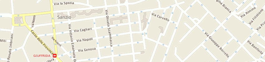 Mappa della impresa sicurella srl a CATANIA