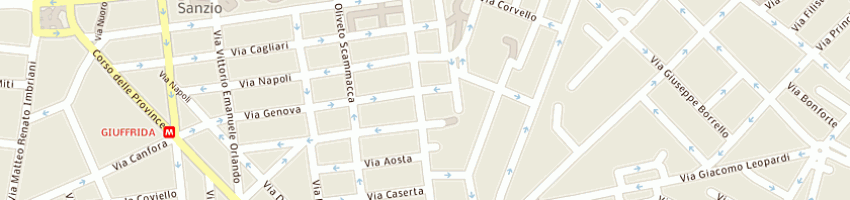 Mappa della impresa studio associato casicci faraci a CATANIA