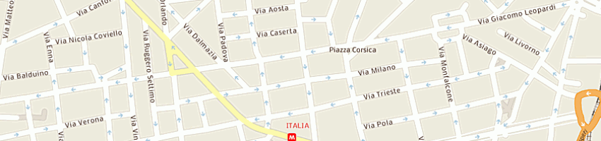 Mappa della impresa caffe' aiello di muccelli bonaria a CATANIA
