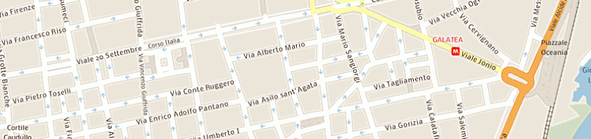 Mappa della impresa agriconsulenze studio tecagrario di valenti v a CATANIA