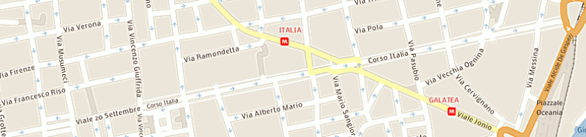 Mappa della impresa studio legale cali avvti associati a CATANIA