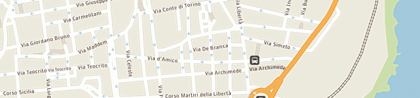Mappa della impresa crisafulli carmelo a CATANIA