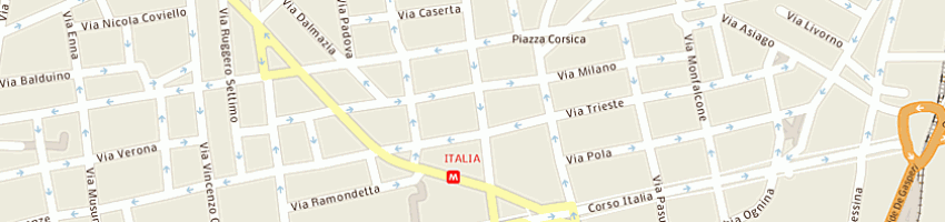 Mappa della impresa patti giuseppe a CATANIA