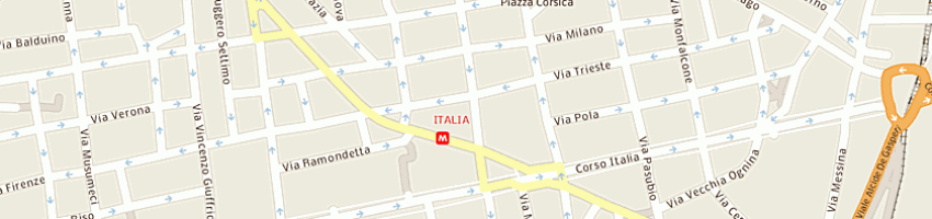 Mappa della impresa caffe' vittorio di sciuto maria cristina e c sas a CATANIA