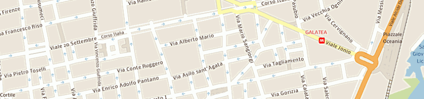 Mappa della impresa carpanzano antonia a CATANIA
