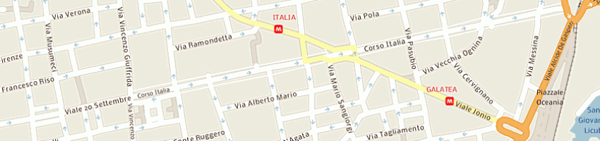 Mappa della impresa banca intesa spa a CATANIA