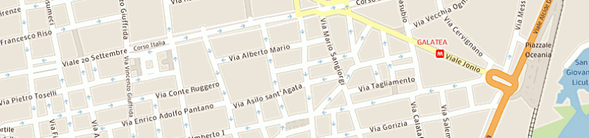 Mappa della impresa simona pettinato diffusione srl a CATANIA