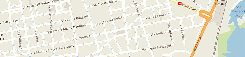 Mappa della impresa gandolfo gloria a CATANIA