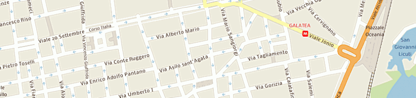 Mappa della impresa corniceria brera a CATANIA