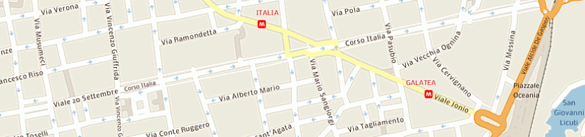 Mappa della impresa gambina concetta a CATANIA