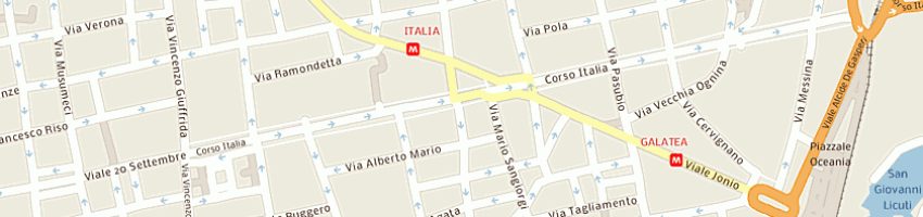 Mappa della impresa calabro' srl a CATANIA