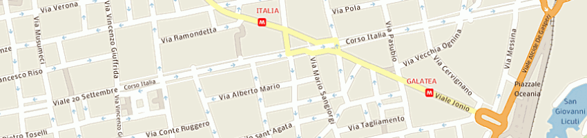 Mappa della impresa briciole snc a CATANIA