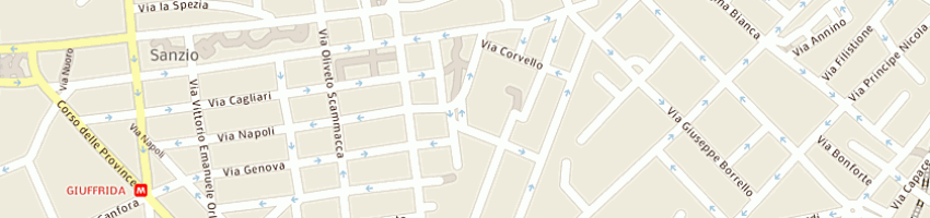 Mappa della impresa linea uomo di leonardi giovanni a CATANIA