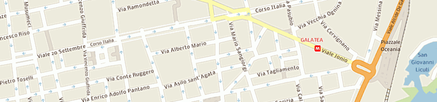 Mappa della impresa studio commercialisti associati dr de angelis dr ranno a CATANIA