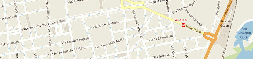 Mappa della impresa martines costanza a CATANIA