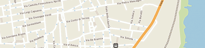 Mappa della impresa bella orazio mario a CATANIA