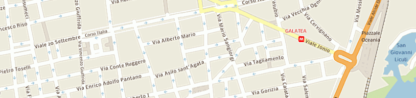 Mappa della impresa coronella antonella a CATANIA