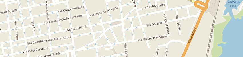 Mappa della impresa giambrone innocenzo a CATANIA