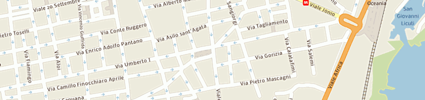 Mappa della impresa cat srl a CATANIA