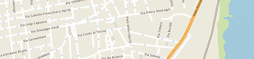 Mappa della impresa il granduca ristor srl a CATANIA