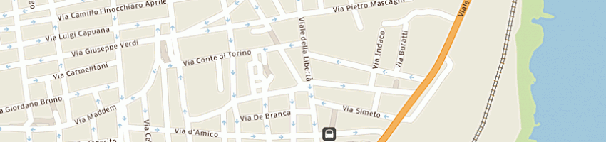 Mappa della impresa torrisi e c snc a CATANIA