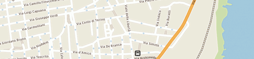 Mappa della impresa foral di caruso antonietta a CATANIA
