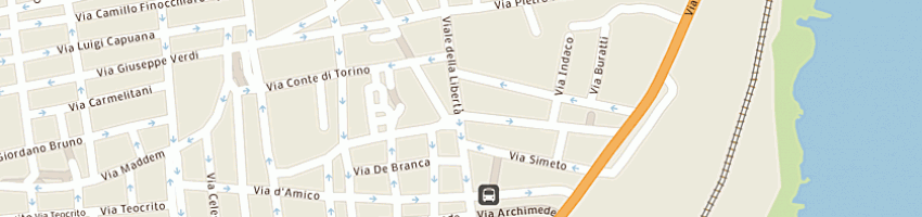 Mappa della impresa sorbello auto srl a CATANIA