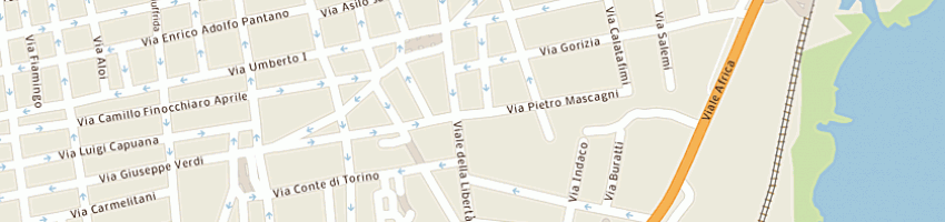 Mappa della impresa sea musica (snc) a CATANIA
