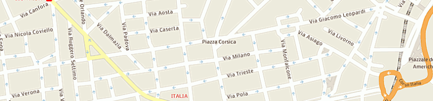 Mappa della impresa caffe' corsica di paratore francesco a CATANIA