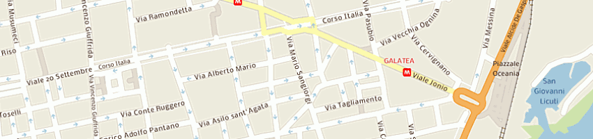 Mappa della impresa jo consulting srl a CATANIA