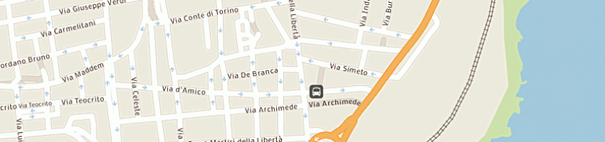 Mappa della impresa manuimp spa a CATANIA