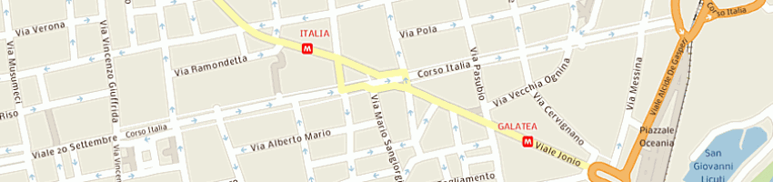 Mappa della impresa medicard sicilia srl a CATANIA