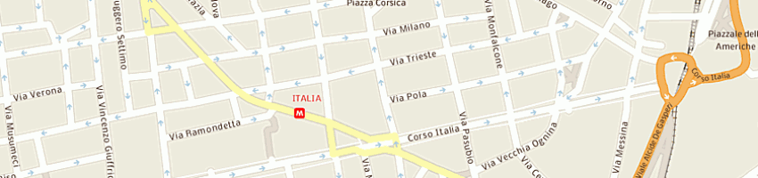 Mappa della impresa sa di saretta alberti a CATANIA