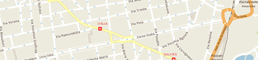 Mappa della impresa lunelio patrizia a CATANIA