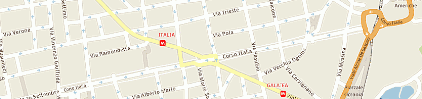 Mappa della impresa ross sas di spitale marco antonio a CATANIA
