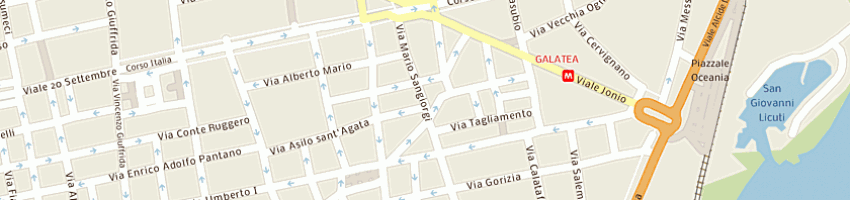 Mappa della impresa arena salvatore a CATANIA