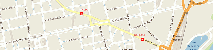 Mappa della impresa premier cafe' sas di gabriele cassone a CATANIA