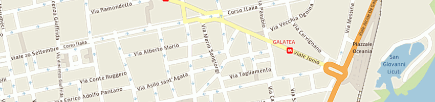 Mappa della impresa russo antonino a CATANIA