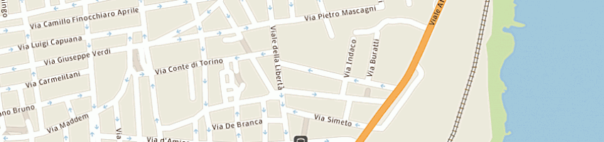 Mappa della impresa safer di saccone carmela e c sas a CATANIA