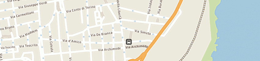 Mappa della impresa individual di cristaldi marco a CATANIA
