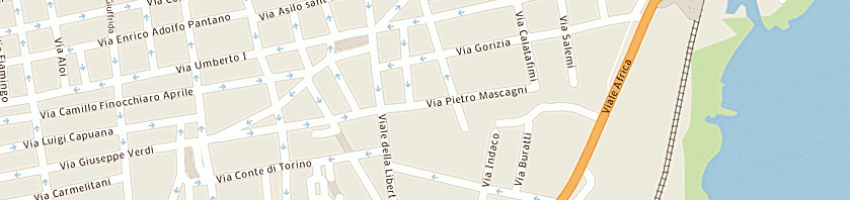 Mappa della impresa raneri pietro a CATANIA