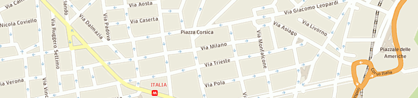 Mappa della impresa hair and shave di cambria c e russo f snc a CATANIA