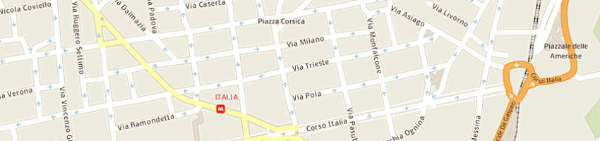 Mappa della impresa catania franco a CATANIA