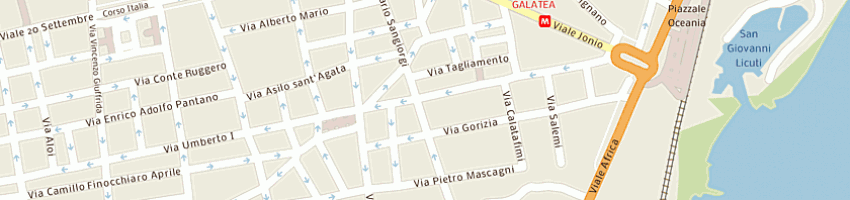 Mappa della impresa rizzo concetto a CATANIA