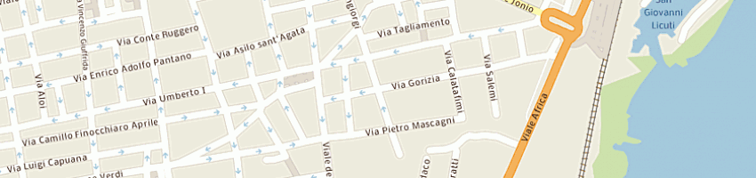 Mappa della impresa monciino nicolo' a CATANIA