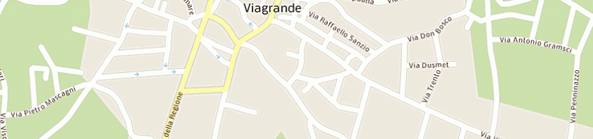 Mappa della impresa regione siciliana - sezione di collocamento di viagrande a VIAGRANDE