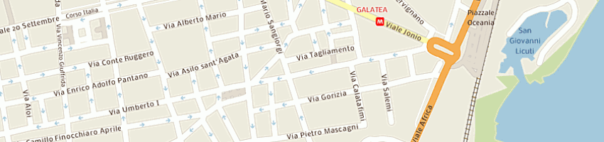 Mappa della impresa ferrarotto concetto a CATANIA