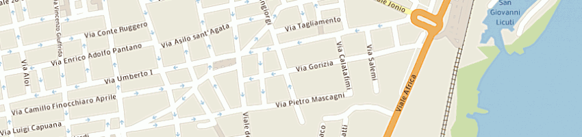 Mappa della impresa istituto italiano di psicoanalisi di gruppo a CATANIA