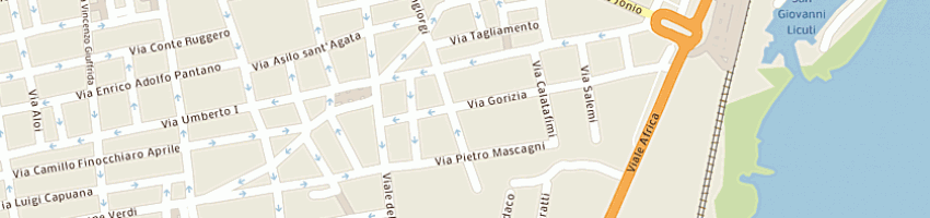 Mappa della impresa fariselli angelo a CATANIA